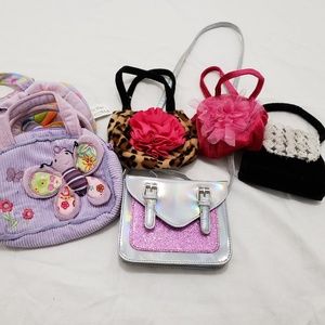 Bundle of 6 Little Girls Purses